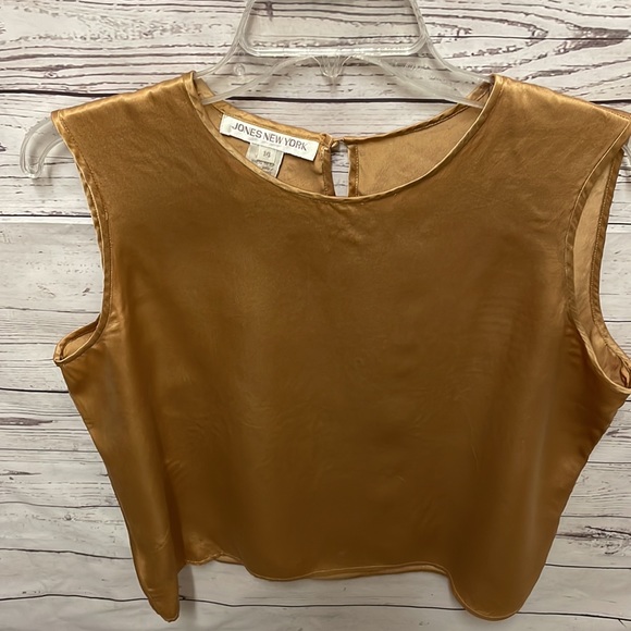 Jones New York sleeveless blouse 14 - Picture 3 of 7